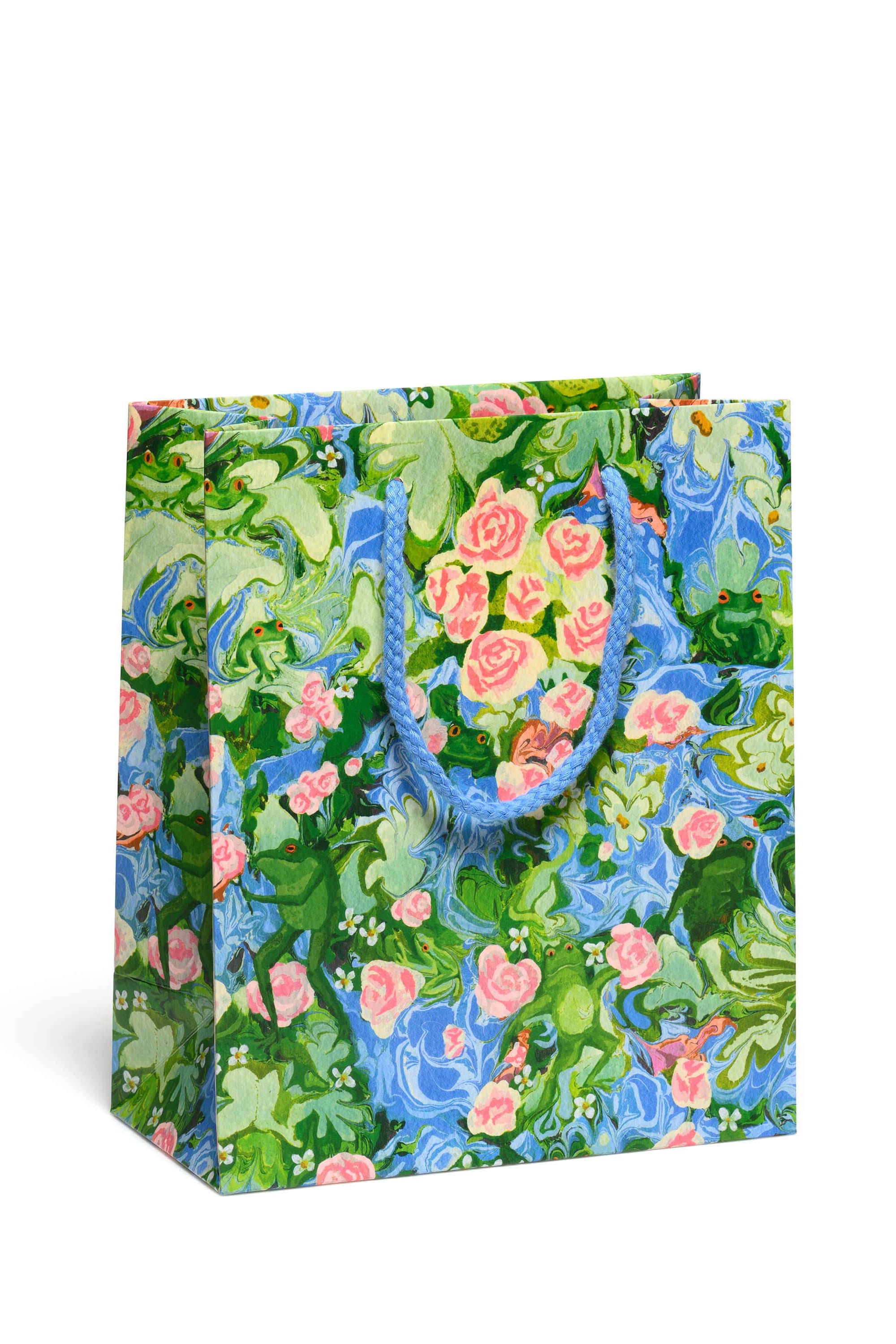 Lily Pond Gift Bag - Medium Size Elegant Gift Packaging for Birthdays, Weddings & Special Occasions