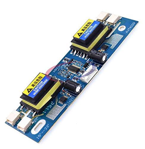 Universal 4-Lamp CCFL Inverter 10V-30V Output for 15-24 Inch LCD Monitors - Small Port Design with 4 Cords - Perfect for Display Repair & Backlight Replacement
