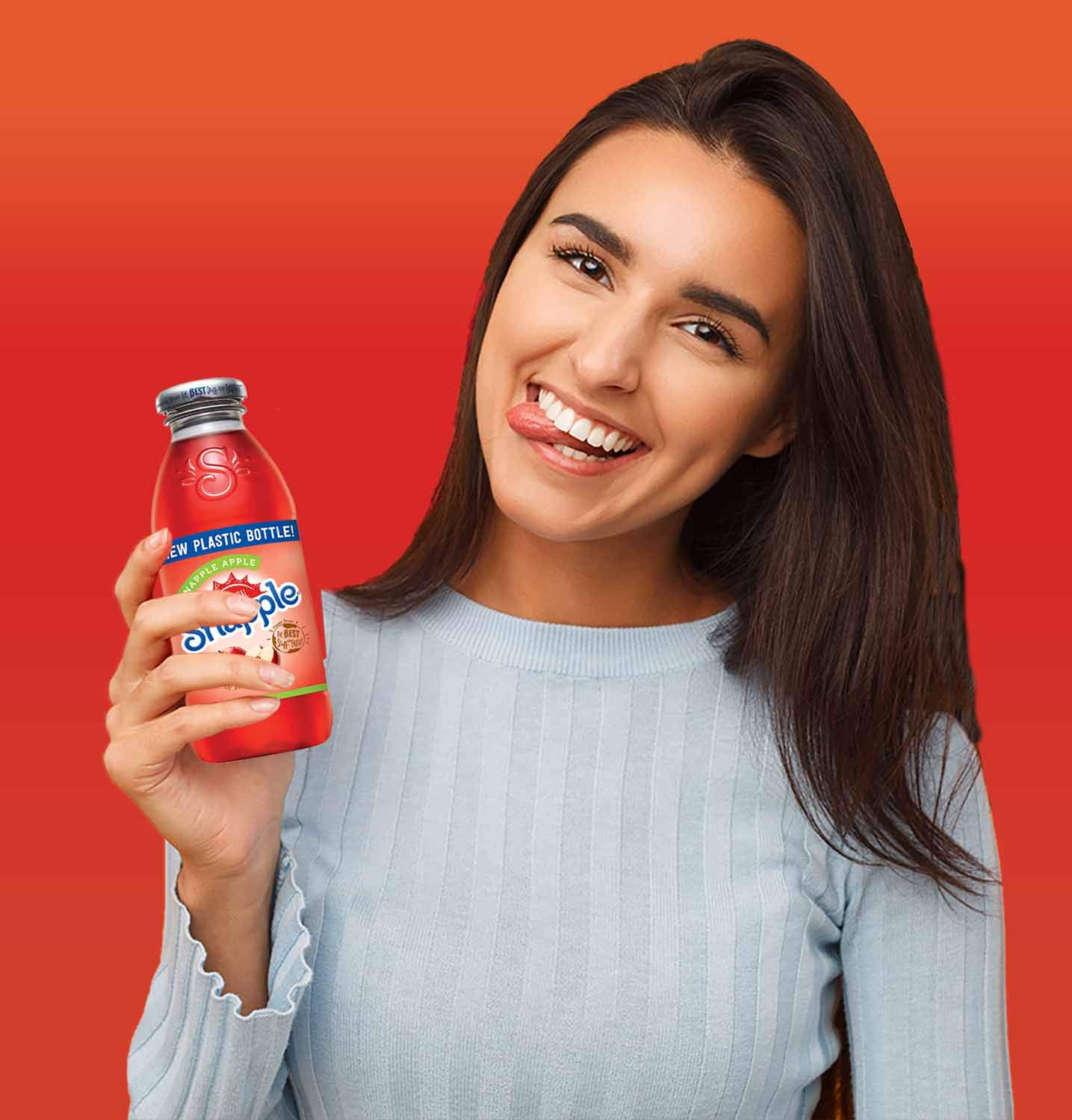 Snapple Apple Juice - 16 fl oz (12 Pack Plastic Bottles) - Refreshing Beverage for Lunch, Picnics & Parties