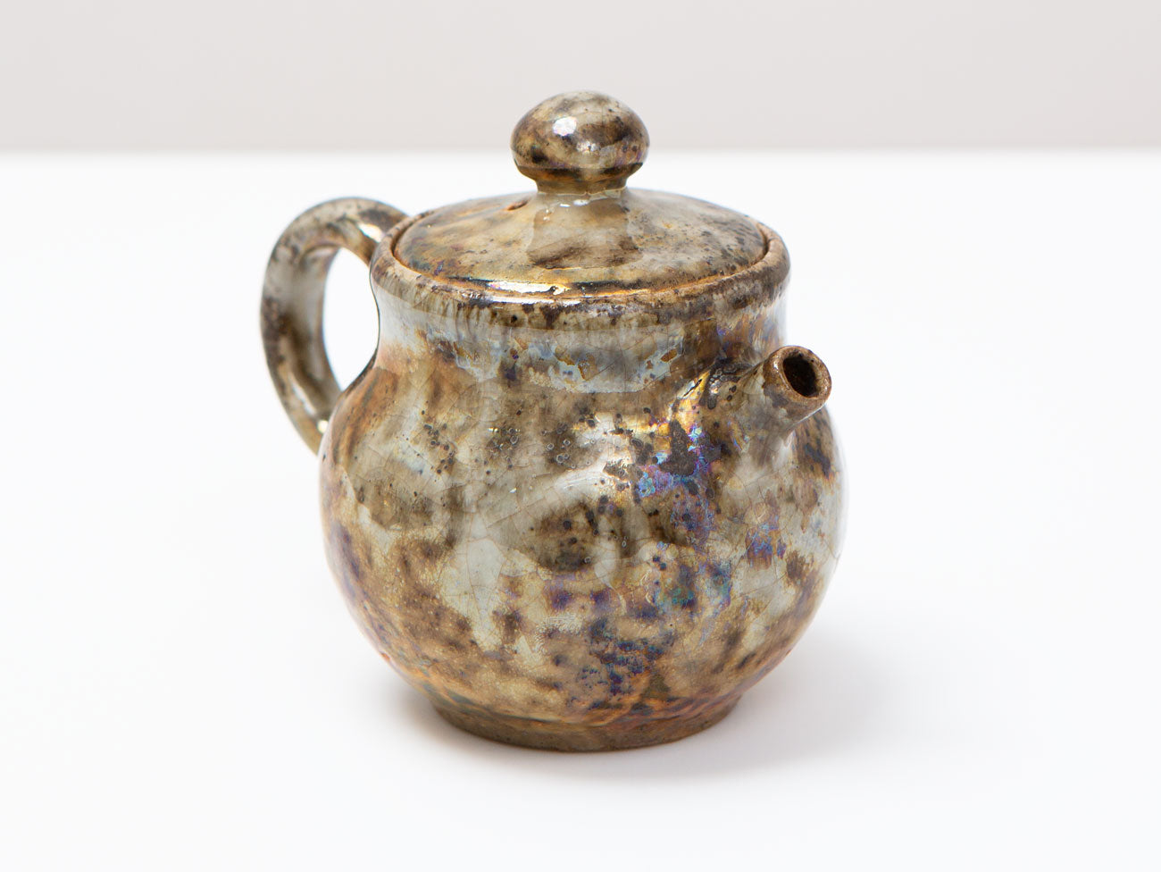 Shino Gold Glaze Ceramic Vase - Handcrafted Japanese Pottery for Home Decor, Wedding Centerpieces & Gift Ideas