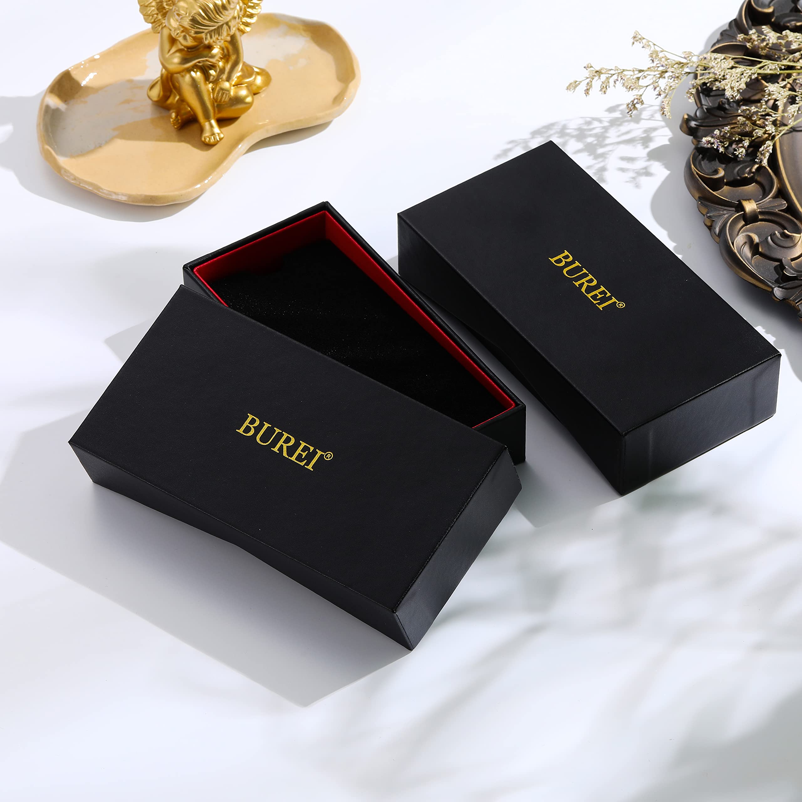 BUREI Luxury Men's Watch - Sapphire Crystal, Stainless Steel, Waterproof for Business & Formal Occasions