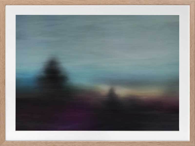 Enchanted Forest Framed Art Print - Nature Wall Decor for Living Room, Bedroom & Office - Fantasy Landscape Painting for Home Decor