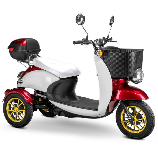 Premium Supreme 3-Wheel Mobility Scooter for Adults - Lightweight Electric Scooter with Long Battery Life - Ideal for Shopping, Travel & Outdoor Activities