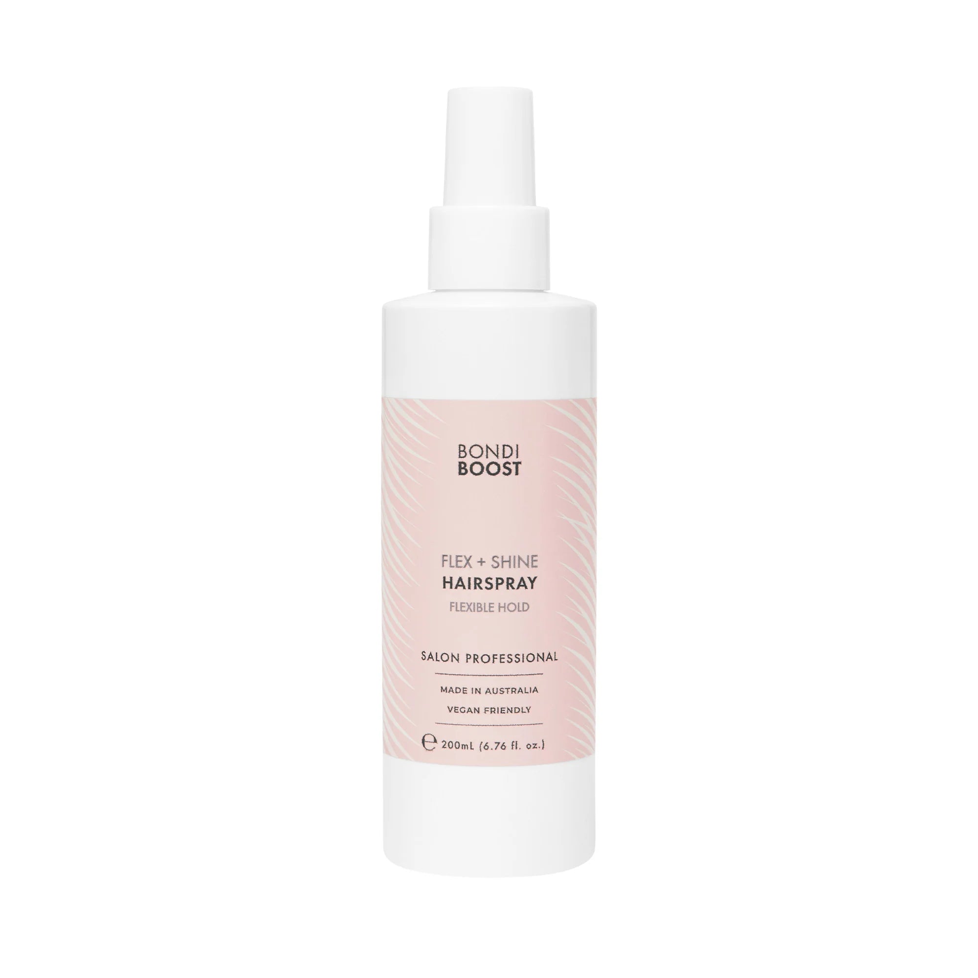 BondiBoost Flex + Shine Hairspray 200ml - Light Hold Hair Spray for Shiny, Flexible Styles - Perfect for Daily Use, Special Occasions & Salon-Quality Results