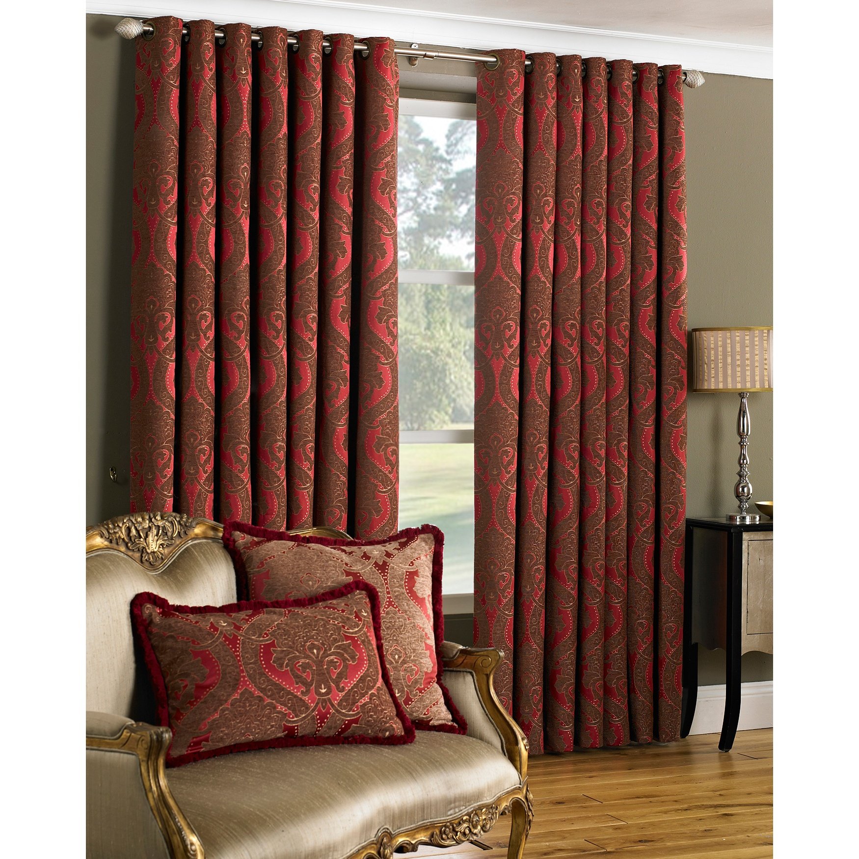 Renaissance Ringtop Curtains 66x90 Inches - Turquoise Blue Window Drapes for Living Room & Bedroom - Light Filtering & Privacy Sheer Panels