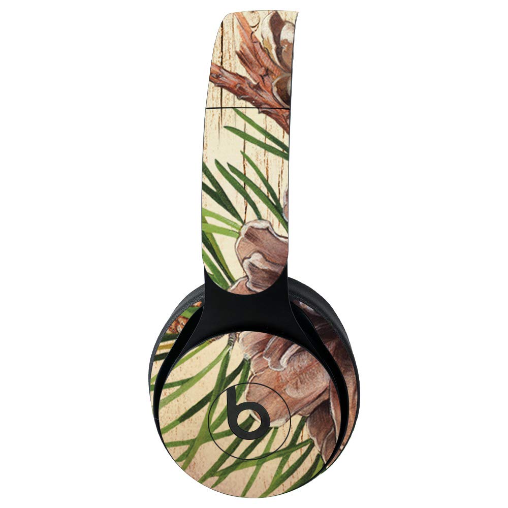 MightySkins Vinyl Skin Wrap for Beats Solo Pro Wireless Headphones - Pine Collage Design | Protective & Durable Decal Cover | Easy to Apply & Remove | Made in USA | Perfect for Gym, Travel & Daily Use