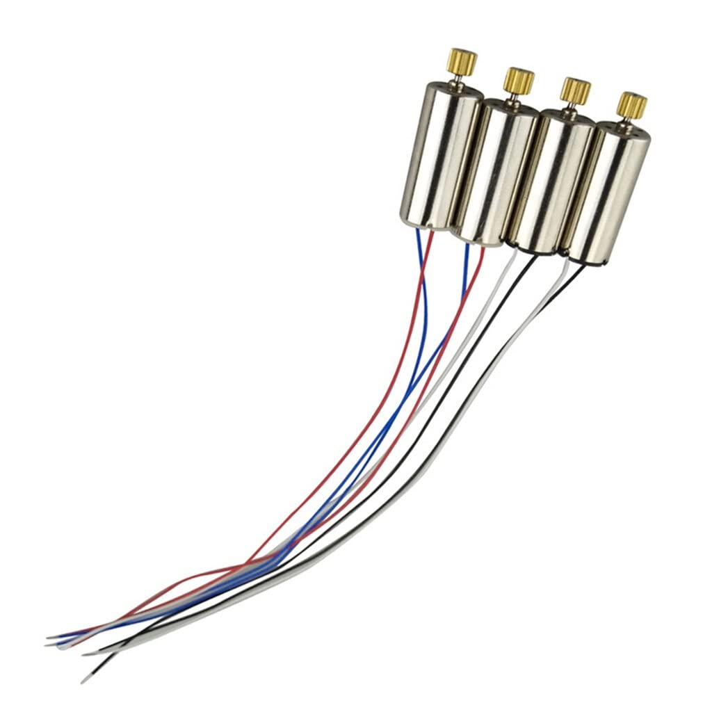 Original CW CCW Copper Teeth Motor Replacement Parts (4-Pack) for H502E H502S H50 X4 RC Drones - Compatible with FPV Racing & Aerial Photography Drones