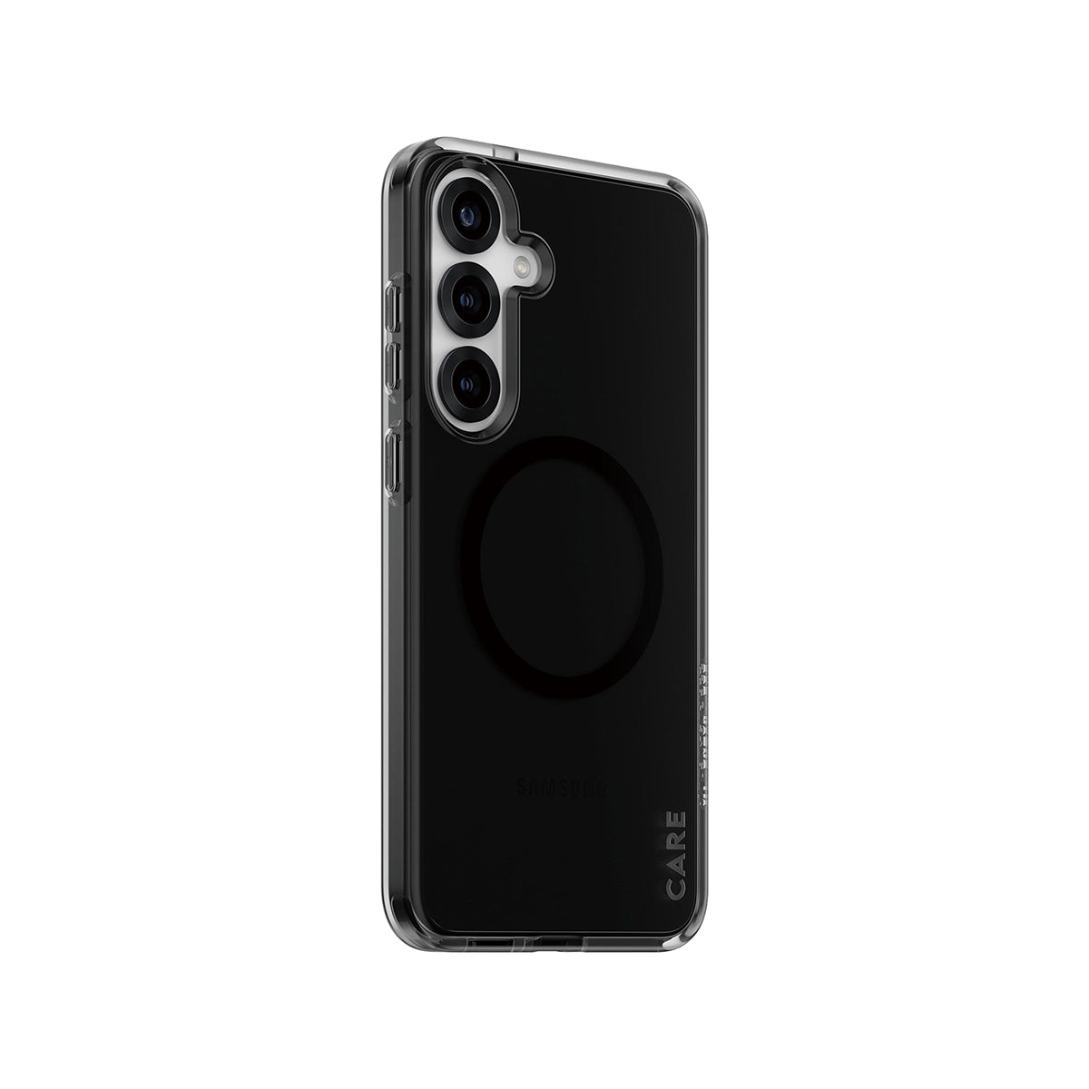 PanzerGlass CARE Flagship MagSafe Phone Case for Samsung Galaxy S25 Plus - Smoke Black | Slim Protective Cover with Wireless Charging | Perfect for Work, Travel & Everyday Use