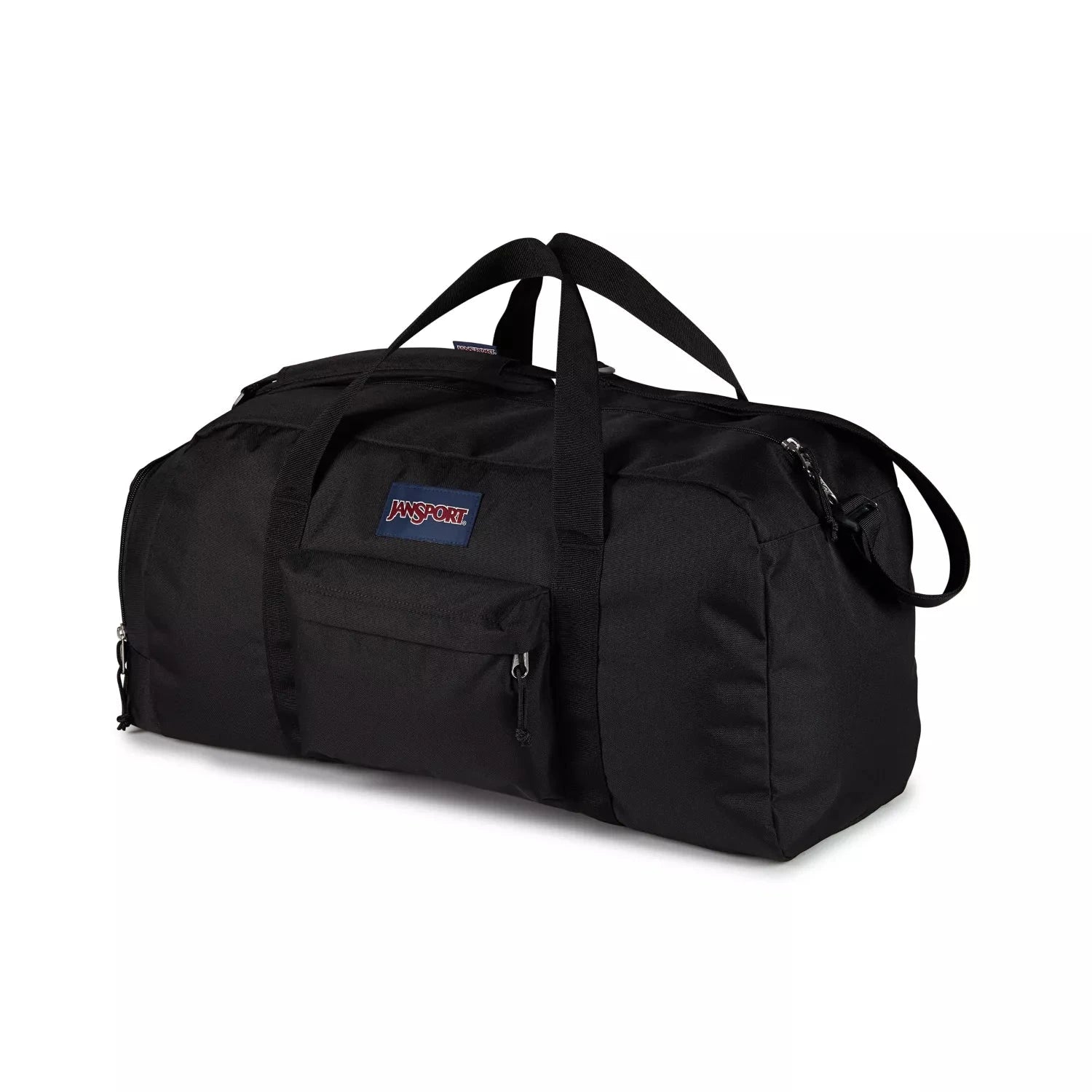 JanSport Weekender Large Duffel Bag - Black | Durable Travel Duffel for Weekend Trips, Gym & Sports Gear | Perfect for Camping, Workouts & Overnight Stays