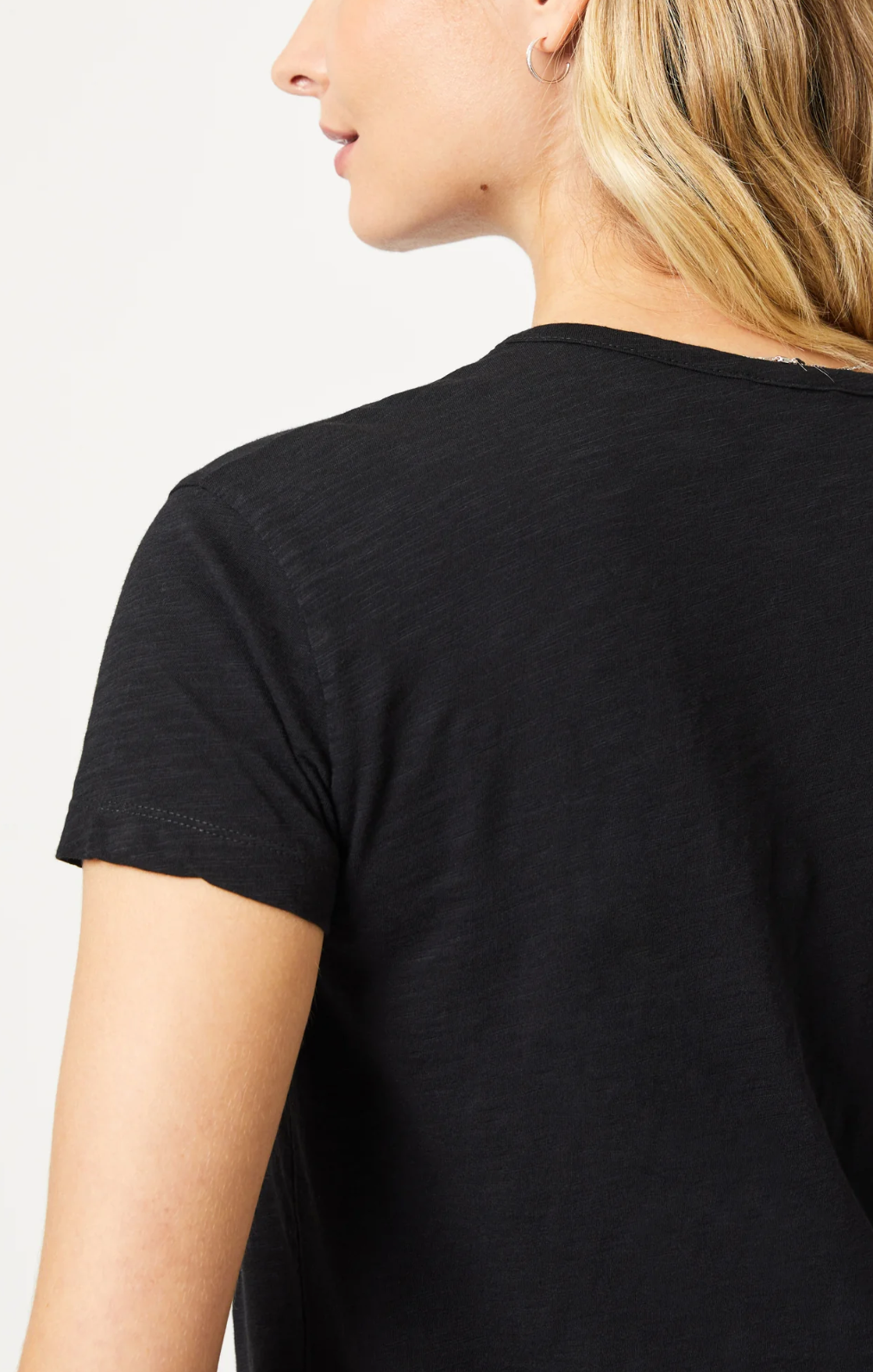 Soft V-Neck Jersey T-Shirt for Women - Comfortable Stretch Cotton Tee - Perfect for Casual Wear, Layering & Everyday Outfits
