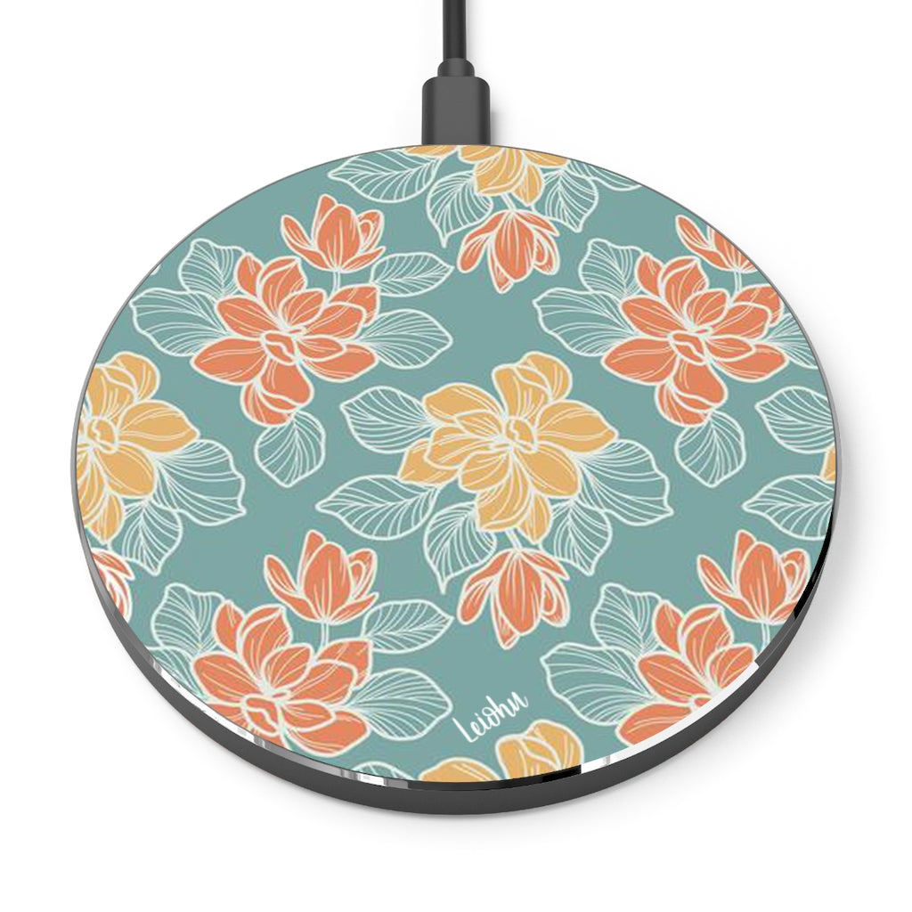 Vintage Style Wireless Charger for iPhone & Android - Fast Qi Charging Pad for Home, Office, Bedside & Car Use