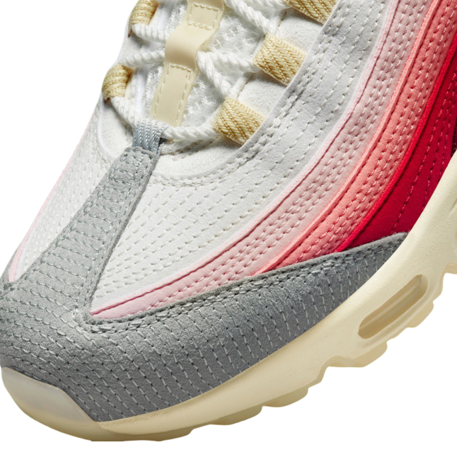 Nike Air Max 95 QS Sneakers - Team Red/Summit White Running Shoes for Men | Comfortable Athletic Shoes for Jogging, Gym Workouts & Casual Wear