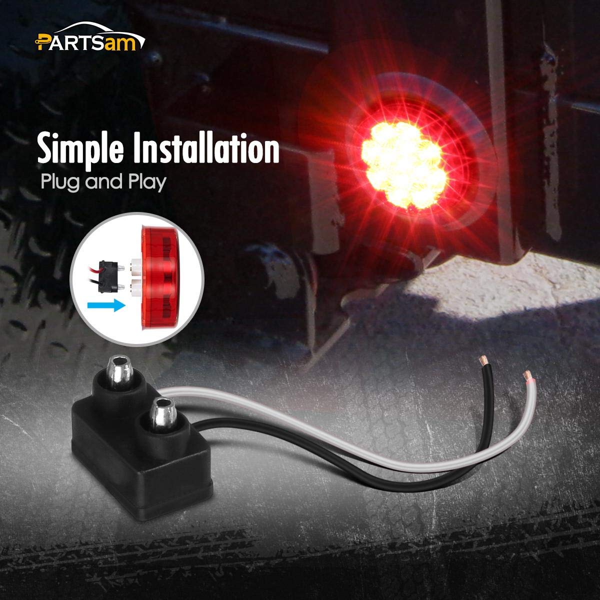 Partsam 10Pcs 2.5