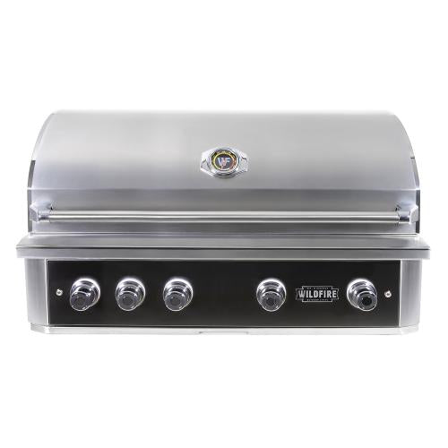 Wildfire Outdoor Living Ranch Pro 42 Inch Gas Grill - Black Stainless Steel 304 - WF PRO42G RH - Perfect for Backyard BBQs, Patio Cooking & Outdoor Entertaining