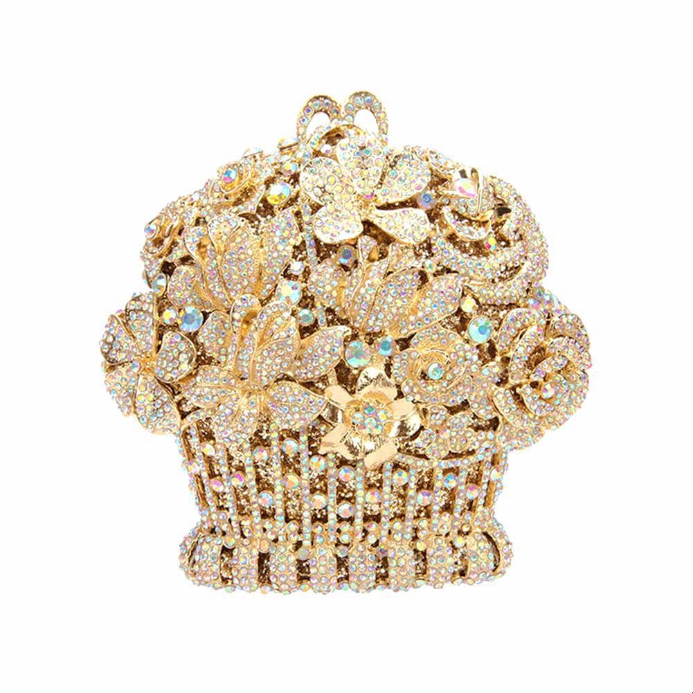 Sparkly Rhinestone Evening Clutch Purse for Women - Elegant Wedding Party Cocktail Bag | Perfect for Prom, Gala & Special Occasions