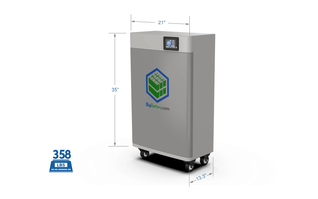 48V LiFePO4 Battery - BigBattery CONDOR ELITE 3 - 231Ah 11.8kWh - High Capacity Deep Cycle Battery for Solar Power, RV, Marine & Off-Grid Energy Storage