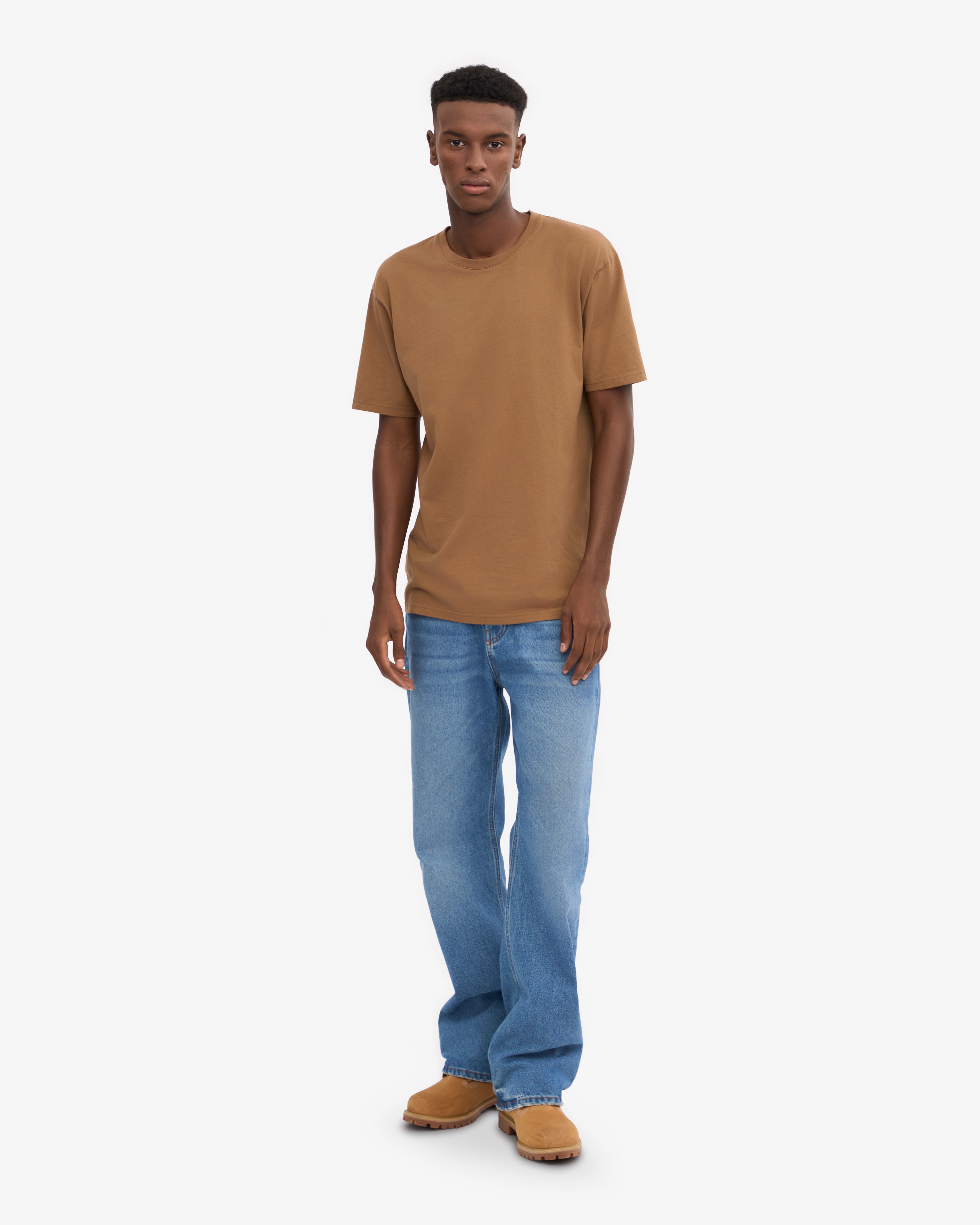 Premium Organic Cotton Classic T-Shirt - Sahara Camel Color - Soft & Breathable for Everyday Wear, Casual Outfits, and Layering