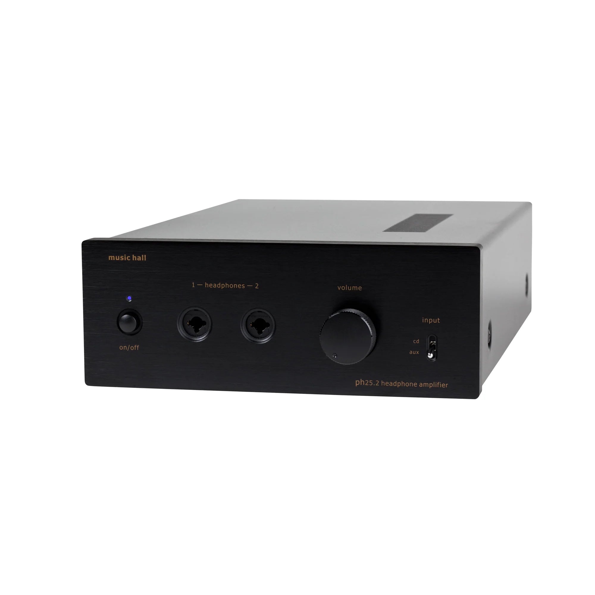 Music Hall ph25.2 Hybrid Headphone Amplifier - Premium Tube & Solid-State Audio for Audiophiles | Perfect for Home Listening & Studio Recording