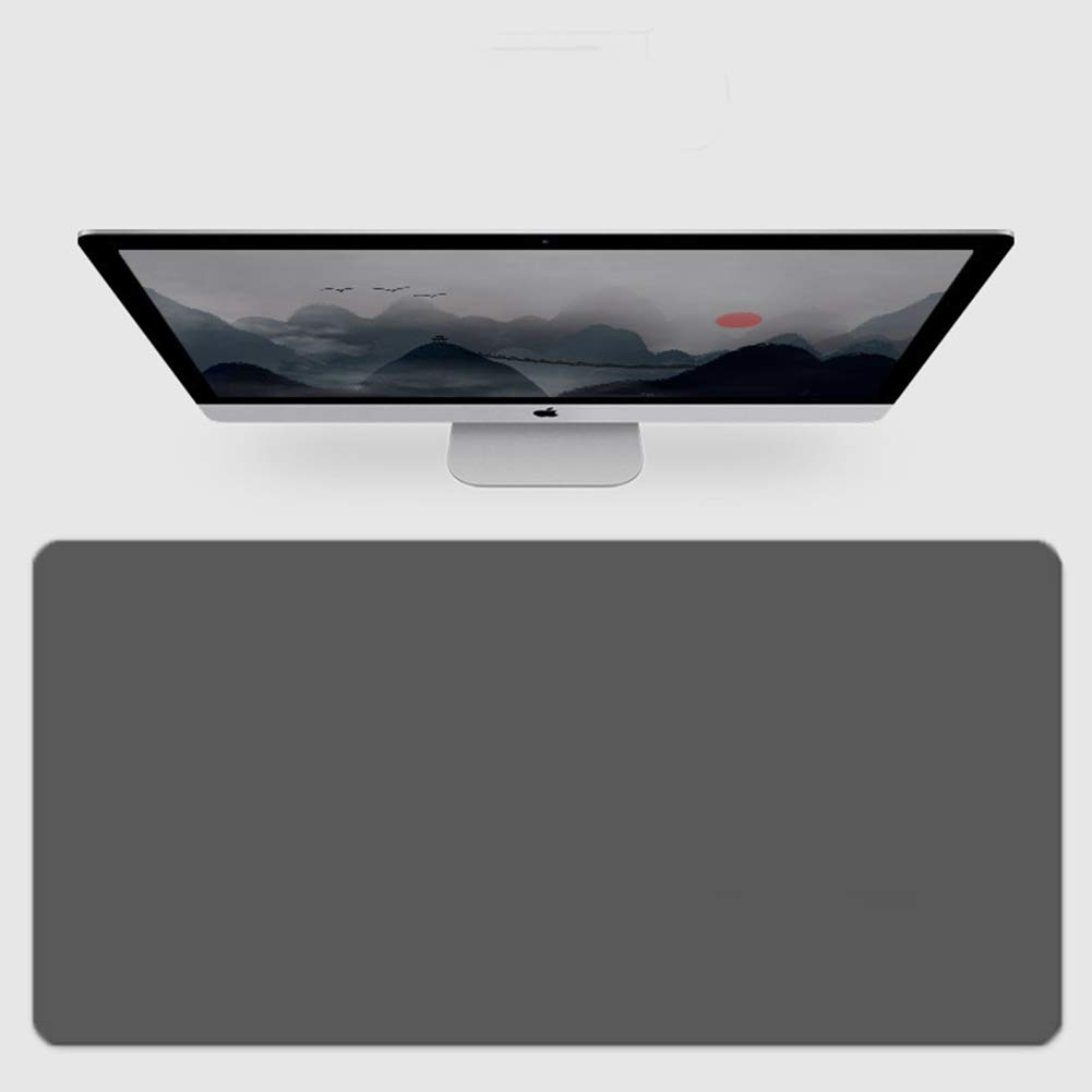 Premium Gaming Desk Pad - 2mm Thin Anti-Slip Mouse Mat for Computer & Laptop (120x60cm, Dark Grey) | Smooth Surface for Work, Gaming & Home Office Accessories