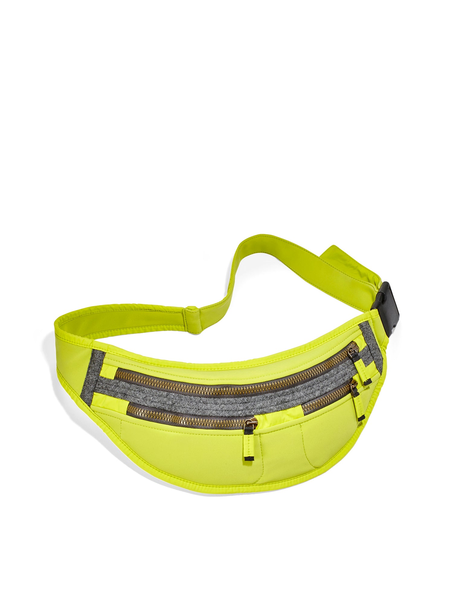 Stretch Belt Bag - Adjustable Waist Pack for Running, Hiking & Travel - Hands-Free Fanny Pack with Secure Zipper Pockets for Phone, Keys & Essentials