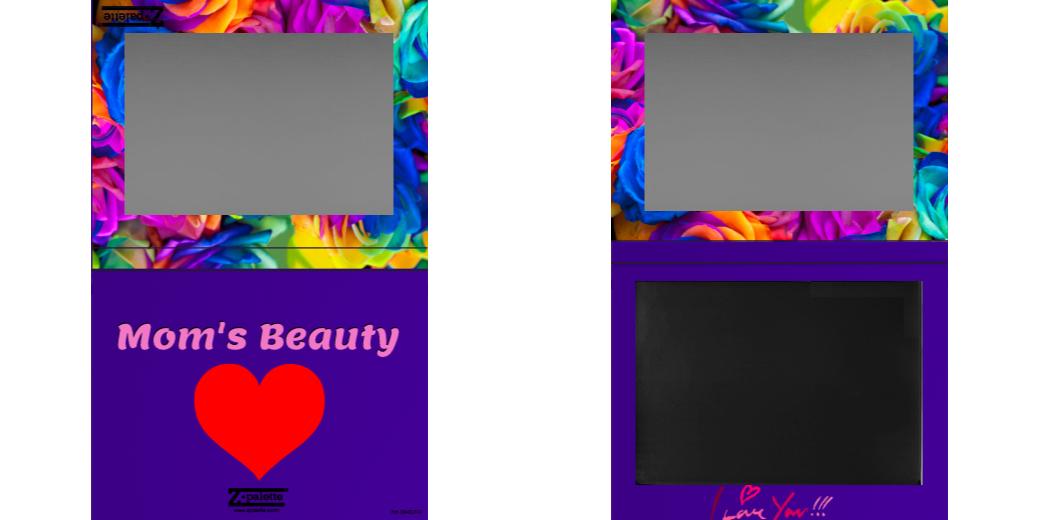 Custom Extra Large Z Palette - Magnetic Makeup Palette for Eyeshadow & Blush - Perfect for Travel & Professional Makeup Artists