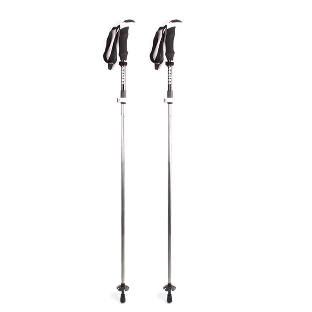 Ultralight 7075 Aluminum Trekking Poles - Adjustable Collapsible Hiking Sticks with Quick Lock System for Backpacking, Camping & Mountain Climbing | Perfect for Outdoor Adventures & Long Distance Hiking (1PC)