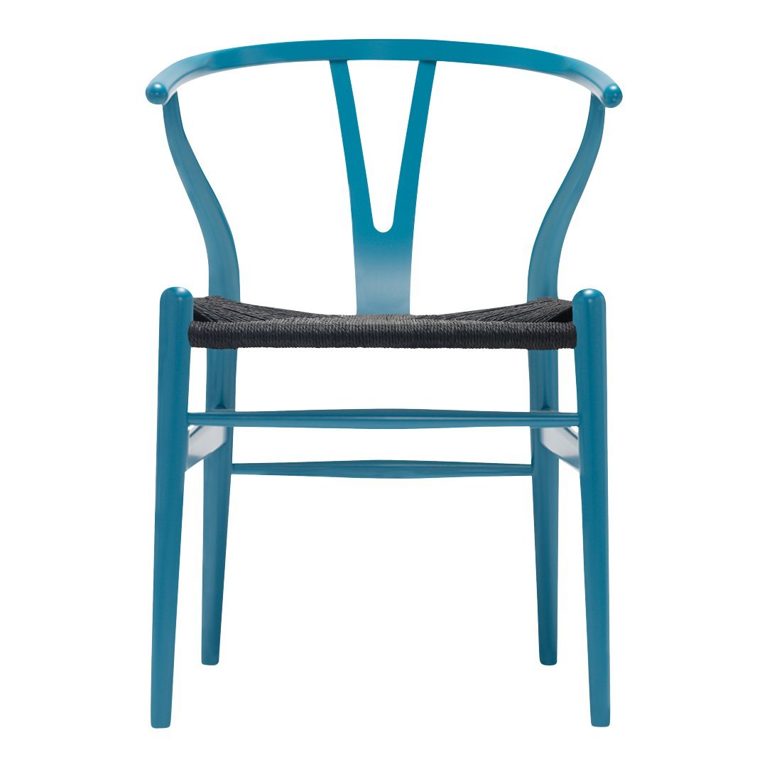 CH24 Wishbone Chair - Modern Scandinavian Design, Soft Colors, Lightweight & Durable - Perfect for Dining Room, Office, or Lounge Area