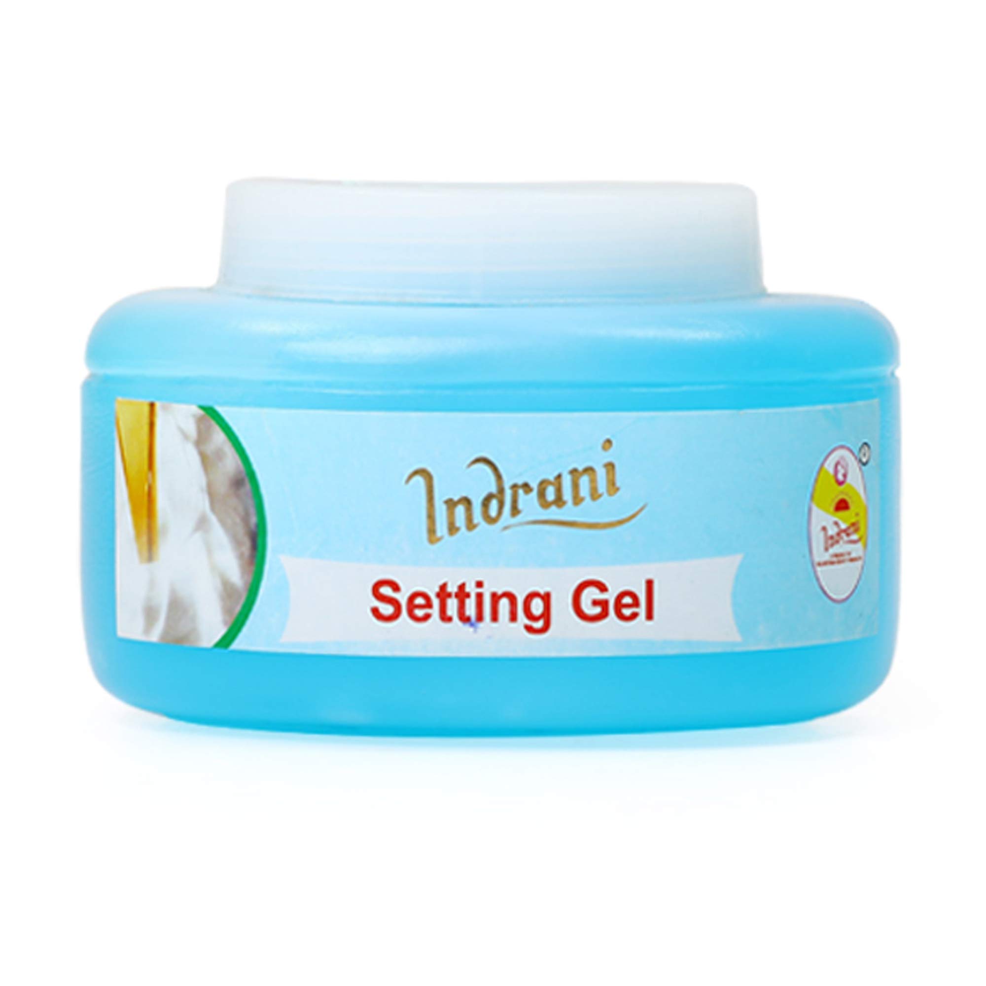 Indrani Professional Hair Setting Gel 200g - Strong Hold Styling Gel for Curly, Wavy & Straight Hair - Salon Quality Hair Gel for Men & Women - Perfect for Daily Styling, Special Occasions & Heat Protection