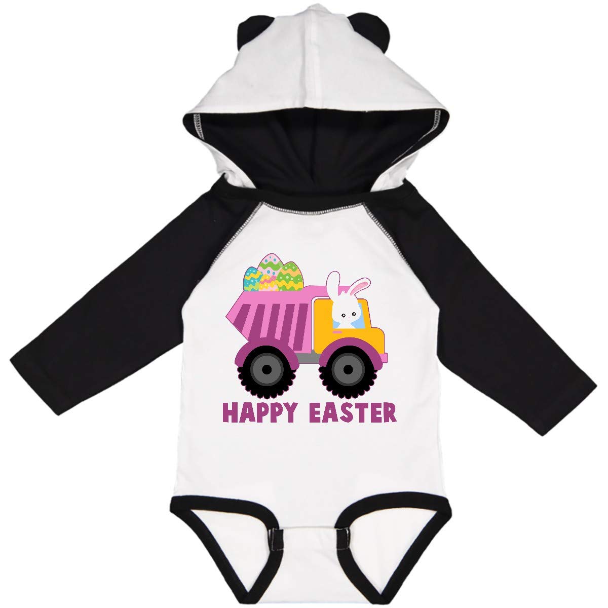 Happy Easter Bunny Long Sleeve Creeper for Baby Easter Outfits