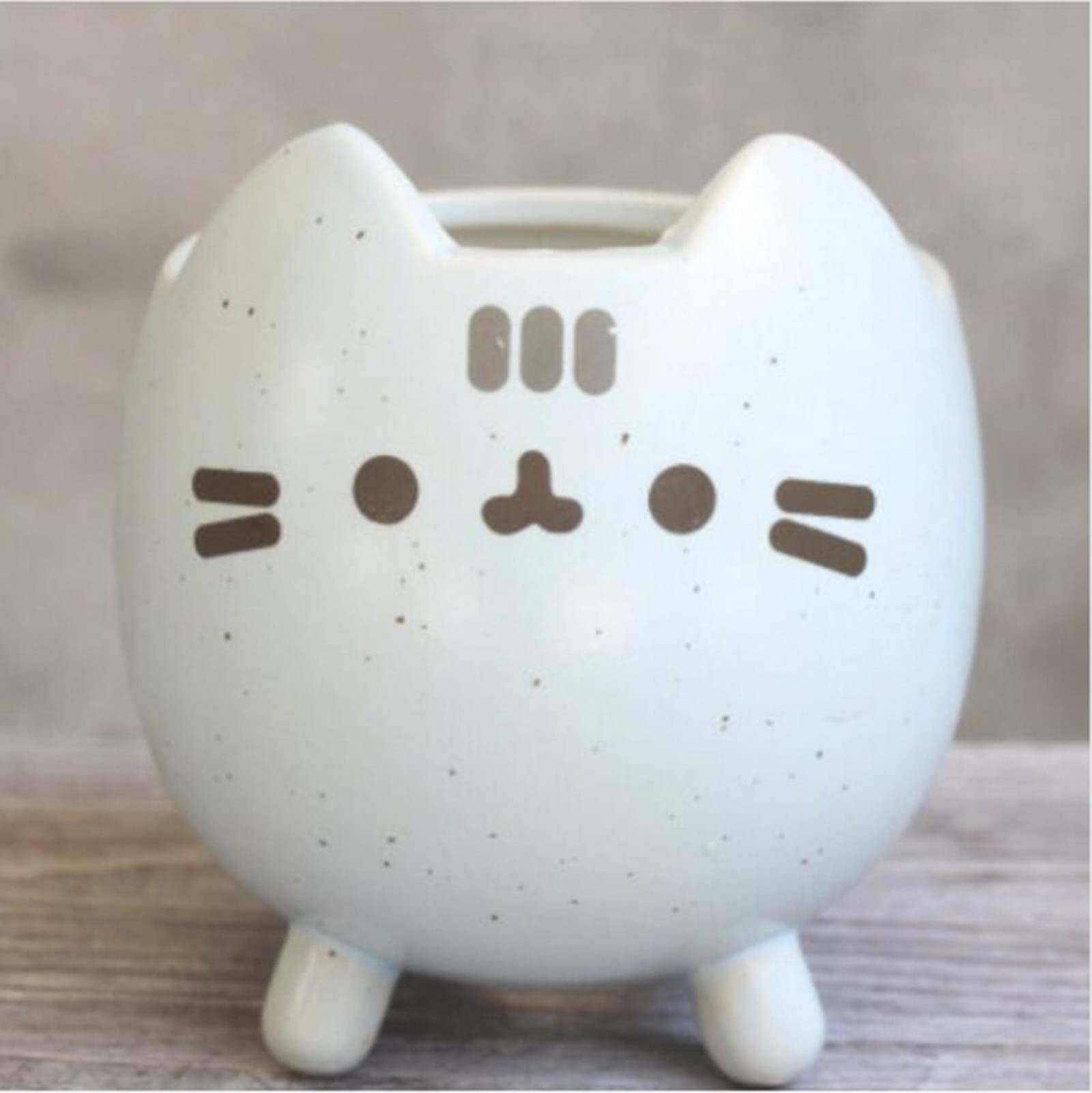 Adorable Cat-Shaped Flower Pot with Drainage Hole - Cute Succulent Planter, Animal Home & Garden Decor, Bonsai Pot - Perfect for Indoor Plants, Office Desk Decor, Birthday Gifts & Housewarming Presents