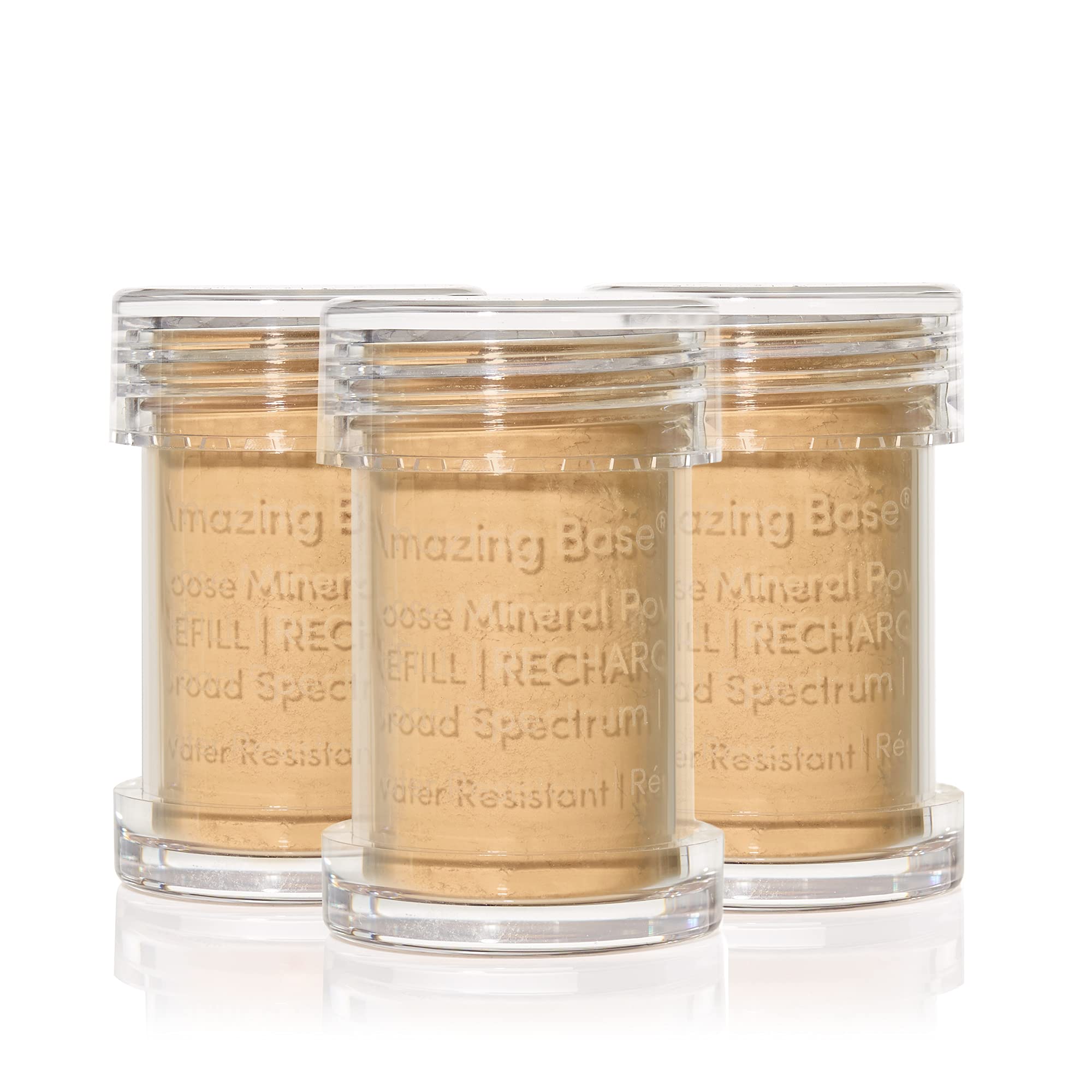 Jane Iredale Amazing Base Loose Mineral Powder SPF 20 - Oil Free, Talc Free & Weightless Luminous Foundation | Vegan & Cruelty-Free Makeup for Flawless Everyday Coverage & Natural Glow | Perfect for Sensitive Skin & Daily Sun Protection