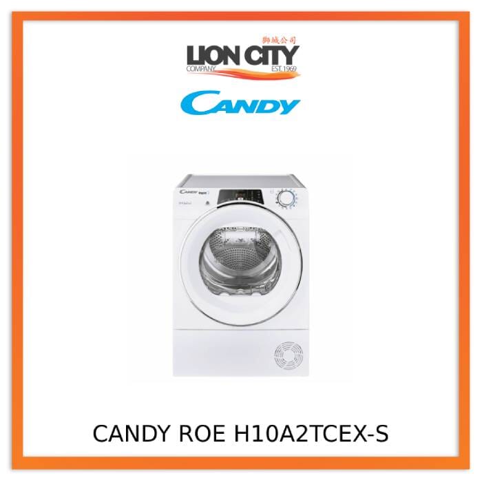 Rapido H10A2TCEX 10kg Heat Pump Dryer - Energy Efficient & Fast Drying for Home & Laundry Room | Perfect for Apartments & Small Spaces