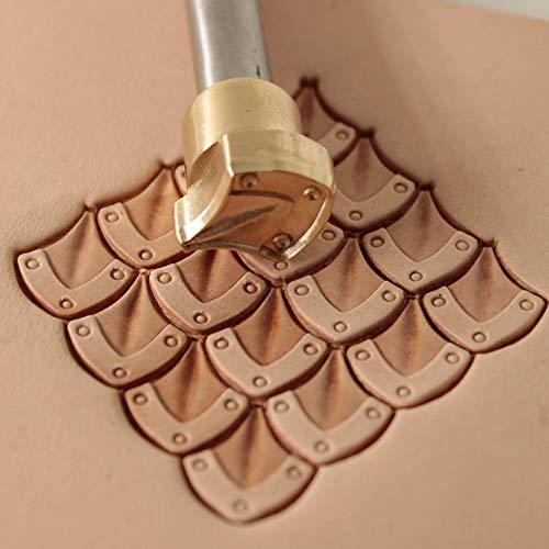 Armor Scale Leather Stamp Tool Set - Professional Stamping & Carving Punches for Leather Crafting | DIY Leatherworking, Belt Making & Wallet Design
