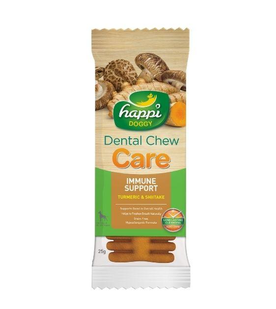 $1 ONLY [CLEARANCE SALE] - Happi Skippi Dental Dog Chews for Small & Medium Dogs - Immune Support & Teeth Cleaning Treats - Perfect for Daily Oral Care & Playtime Rewards