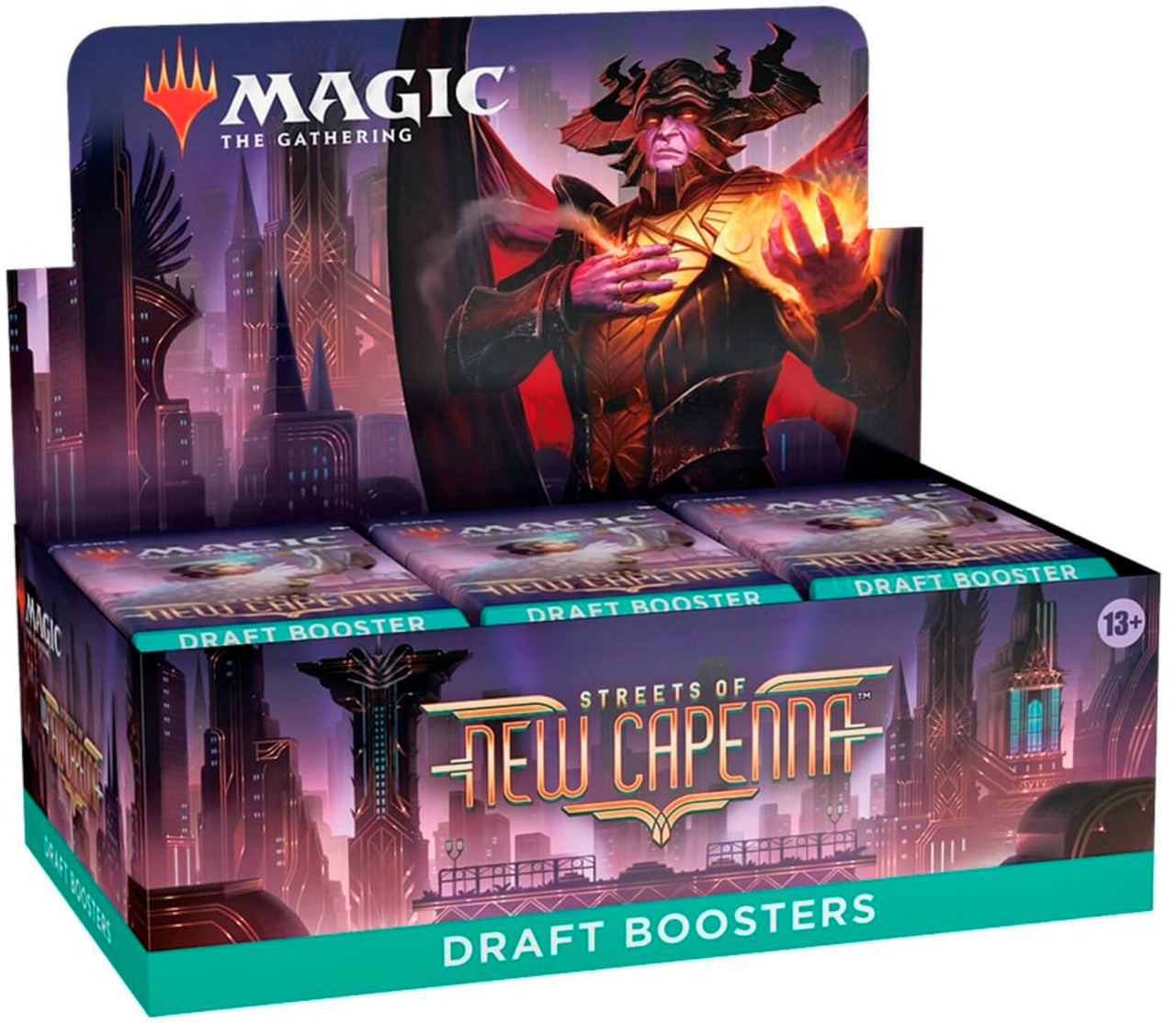 Magic: The Gathering Streets of New Capenna Draft Booster Box - 36 Packs for Limited Play | MTG Collectible Trading Card Game for Commander, Standard & Casual Play