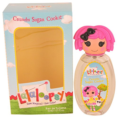 Lalaloopsy Women's Perfume Eau de Toilette Spray - Crumbs Sugar Cookie Scent, 1.7 oz Floral Gourmand Fragrance for Daily Wear, Date Night & Special Occasions