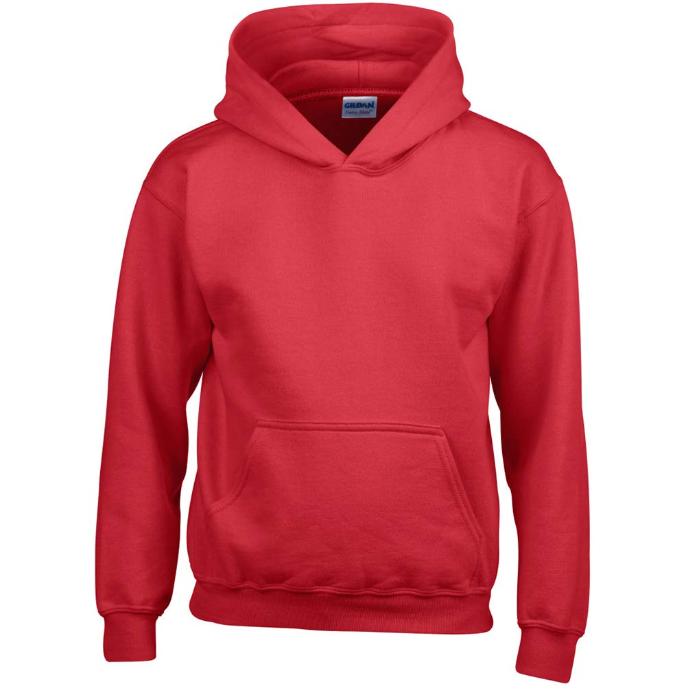 Gildan Heavy Blend Kids' Unisex Hooded Sweatshirt - Soft Cotton Pullover Hoodie for Boys & Girls - Perfect for School, Playdates & Outdoor Activities