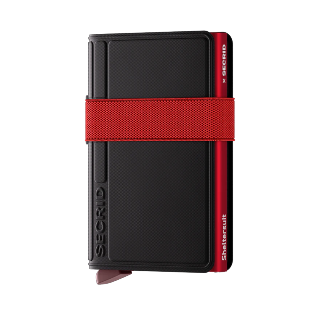 SECRID RFID Blocking Bandwallet - Slim Leather Wallet with Money Clip for Men & Women | Perfect for Travel, Business & Everyday Use (Black)