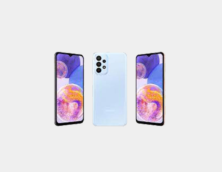 Samsung Galaxy A23 SM-A235M 64GB 4GB RAM Dual SIM Unlocked Smartphone (Blue) - Perfect for Travel, Work & Everyday Use