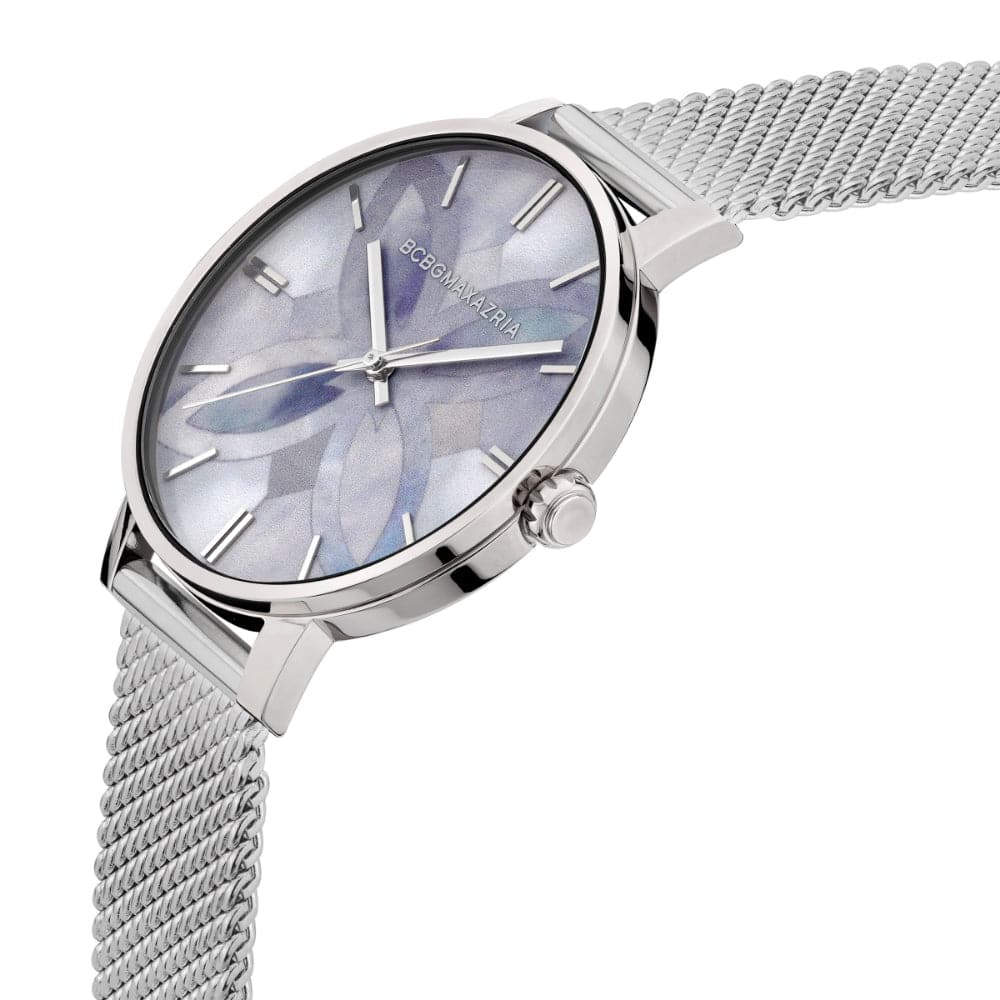 BCBGMAXAZRIA BAWLG2132701 Women's Mesh Strap Watch - Elegant & Stylish Timepiece for Everyday Wear, Office & Special Occasions