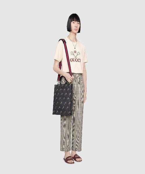 Gucci GG Bestiary Tote Bag - Luxury Designer Handbag for Women, Stylish Leather Shoulder Bag - Perfect for Work, Travel & Everyday Use