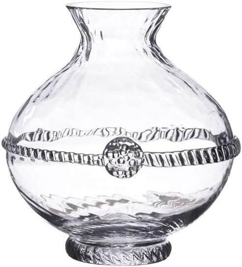 Juliska Graham 5 Vase - Elegant Handcrafted Glass Vase for Home Decor, Wedding Centerpieces & Floral Arrangements