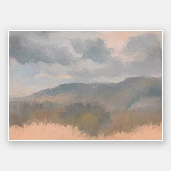 Dusk Landscape Art Print - Unframed Wall Decor for Living Room, Bedroom & Office - Perfect for Home & Office Decor