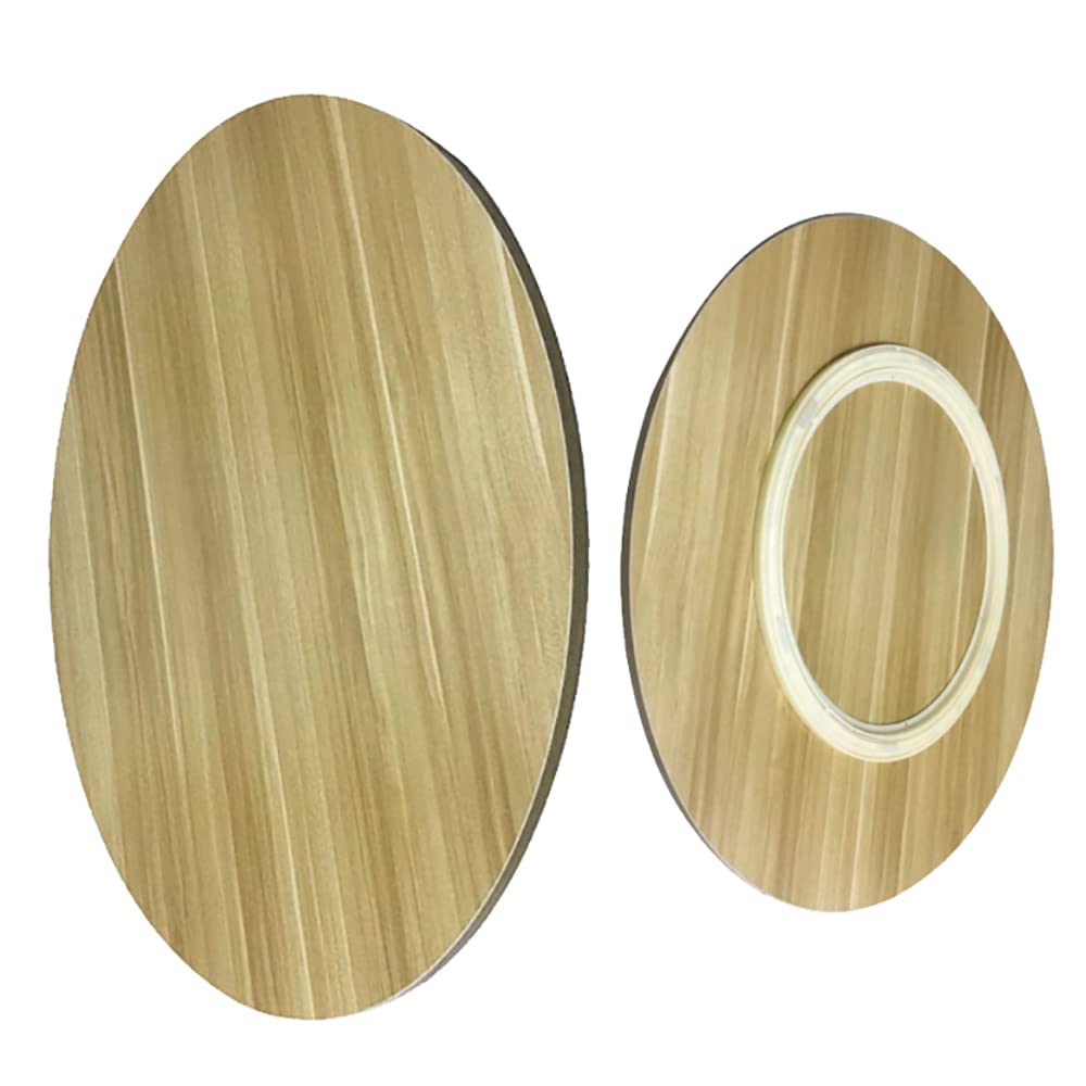 MMQQ 20-40 Inch Wooden Rotating Serving Tray - Large Round Lazy Susan Turntable for Dining Table, Buffet, and Kitchen Display | Perfect for Home Entertaining, Restaurants, and Party Serving