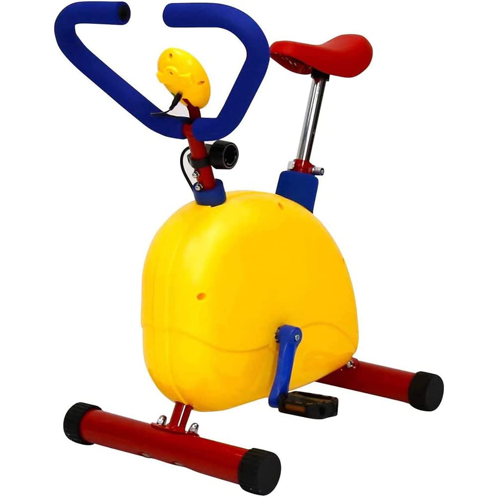 Kids Exercise Bike - Indoor Fitness Equipment for Children, Play Workout & Sport Training Bicycle Set | Perfect Birthday & Christmas Gifts for Boys & Girls | Ideal for Home, School & Community Playgrounds