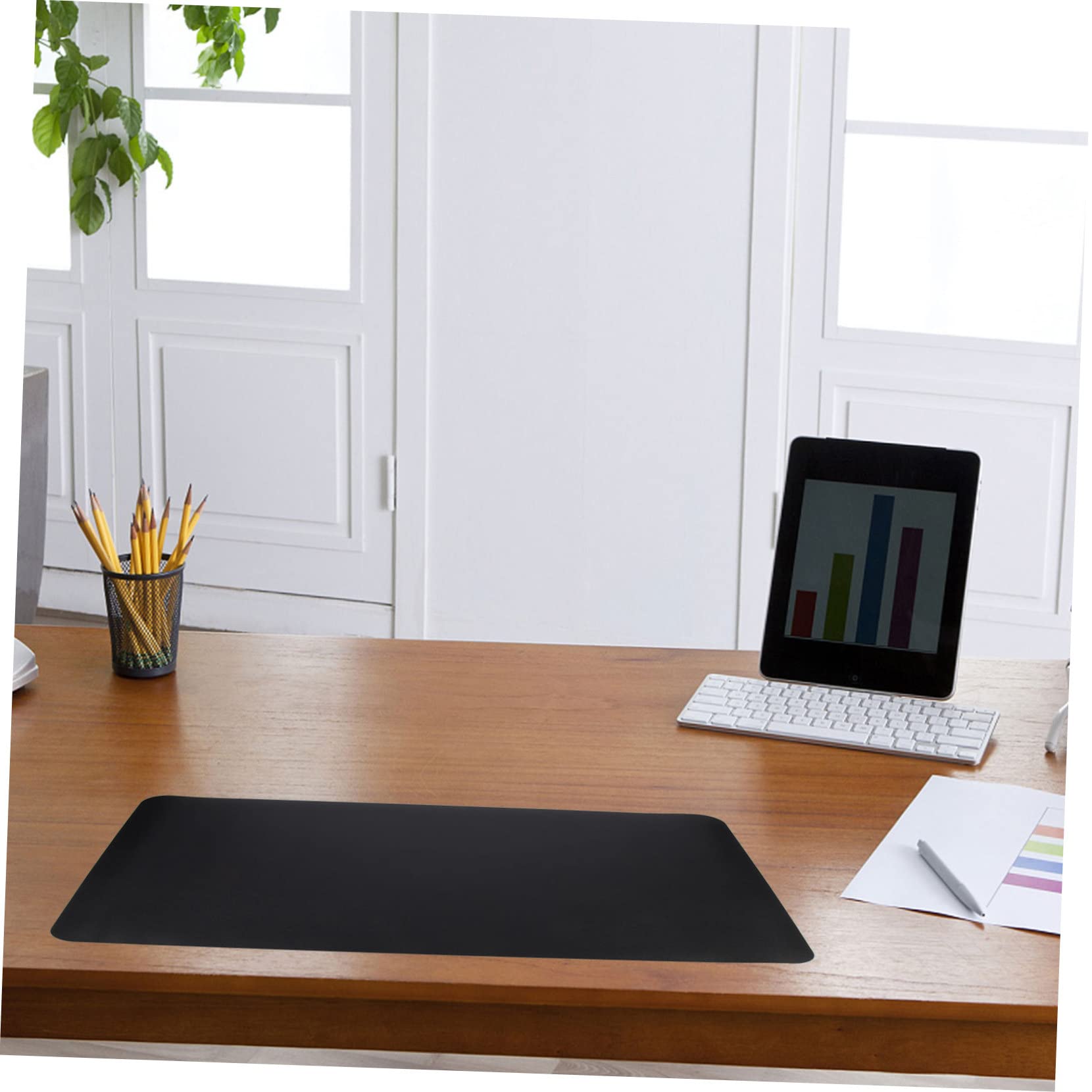 Premium Leather Manicure Hand Pillow & Keyboard Wrist Rest Pad - Non-Slip Mouse Pad with Ergonomic Support for Office, Gaming & Nail Salon Use