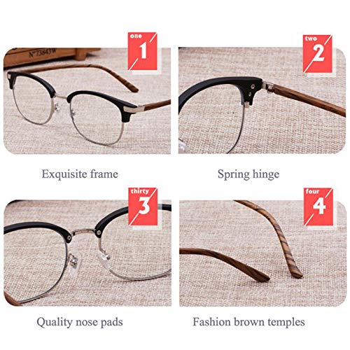 Photochromic Sunglasses for Men - Progressive Multi-Focus Reading Glasses with UV Protection, Lightweight & Durable Brown Frame - Perfect for Driving, Outdoor Activities & Reading