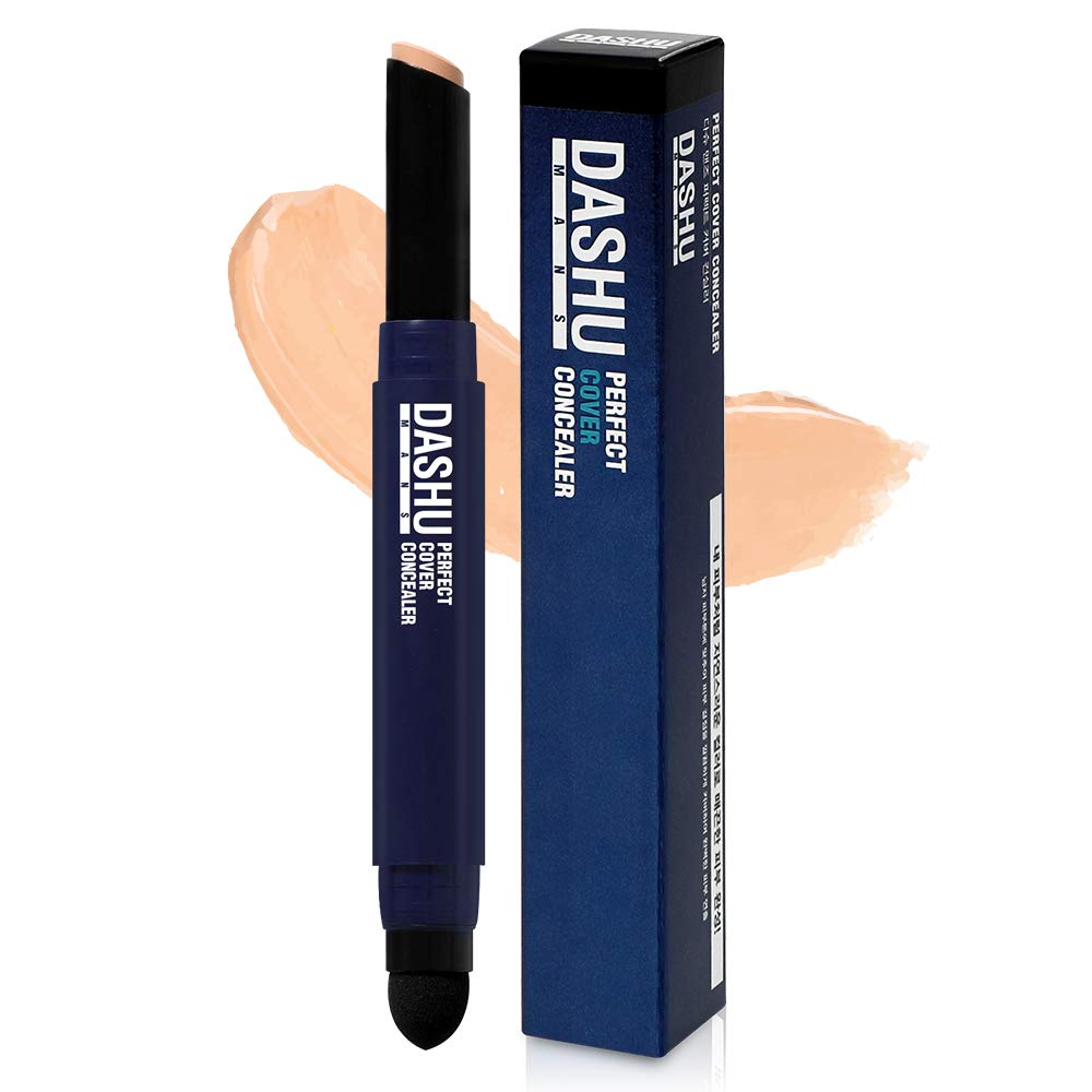 DASHU Full Coverage Concealer Stick - 2-in-1 Contour & Eye Concealer with Hydrating Formula | Long Lasting Makeup for Dark Circles, Blemishes & Imperfections | Perfect for Everyday Wear, Special Occasions & Professional Makeup Looks