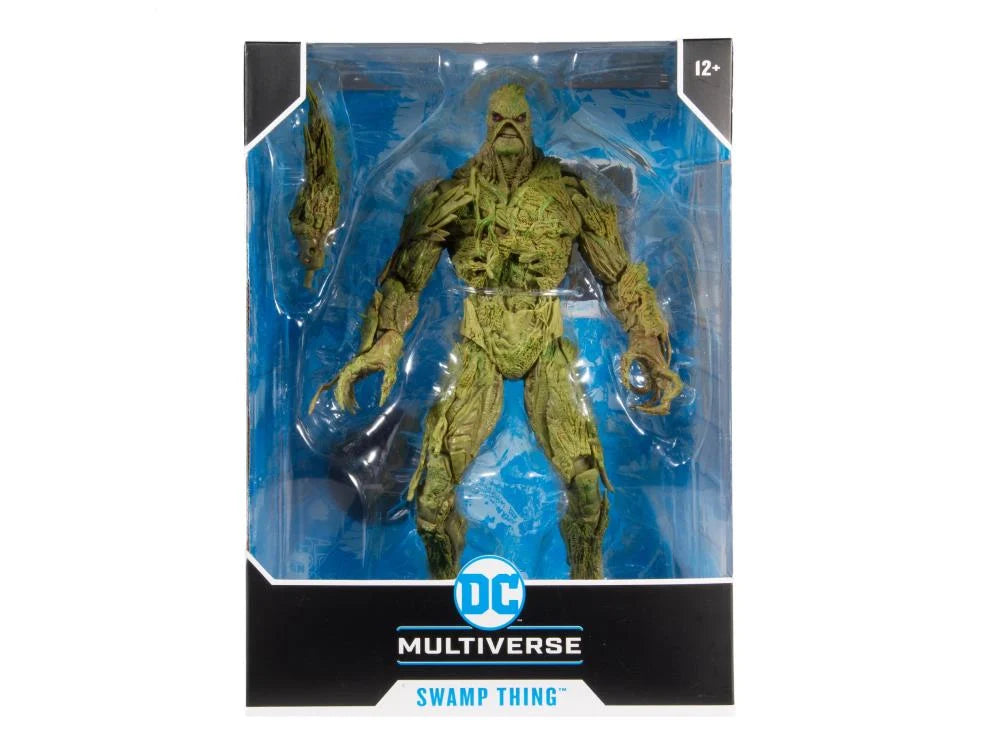 DC Multiverse DC Rebirth Swamp Thing Mega Action Figure - 7-Inch Collectible Toy with 22 Points of Articulation - Perfect for Display, Photography & DC Comics Fans Collection
