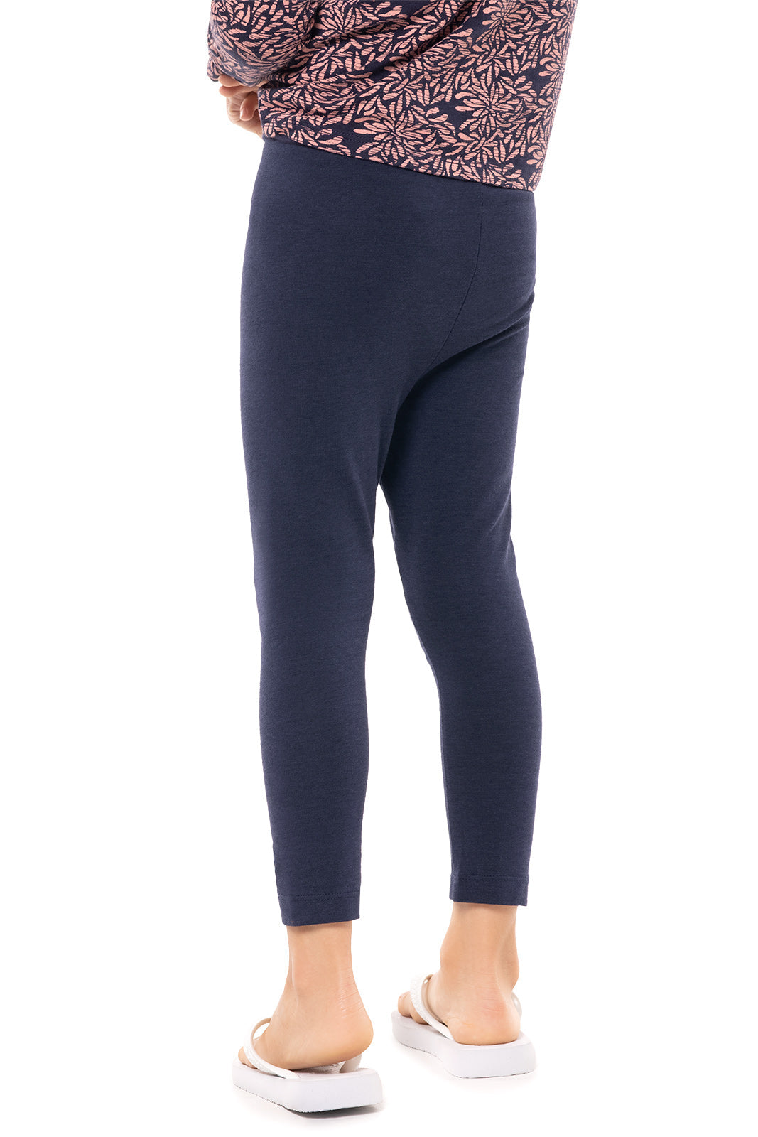 **Toddler Monterey Summer Leggings - Soft & Stretchy Navy Blue Leggings for Girls & Boys - Perfect for Playtime, Daycare & Outdoor Activities**